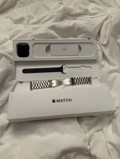 Apple Watch SE (GPSモデル)本体 ブラック シルバー バンド