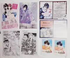 春の嵐とモンスター ポストカード チェキ風カード