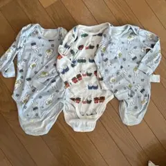 ユニクロ　ボディースーツ　3点セット 90ミッフィー