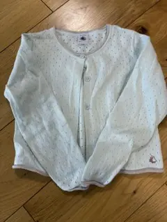 Petit Bateau 水色 カーディガン5ans 110cm
