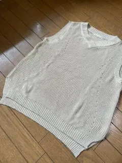 ナイスクラップ　ベージュベスト