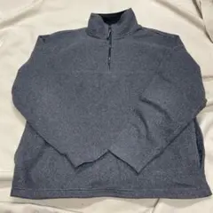 [ OLD NAVY ]ハーフジップフリースアメリカ古着 M グレー　90s