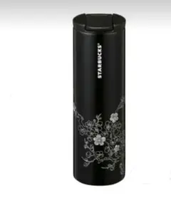 韓国STARBUCKS限定　 [新品未使用]花模様ステンレスタンブラー