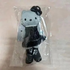 ハローキティ　足長スタイルアップマスコット　￼ ￼グレー￼￼ ブラックエンジェル