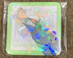 鬼滅の刃　モクテルバー コレクションロト第一弾　不死川実弥　グリッター缶バッジ①