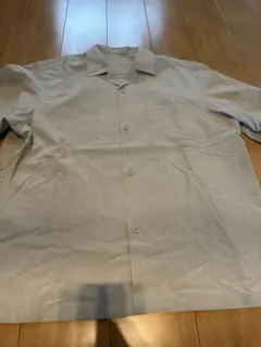 【GU】半袖シャツ XL ライトグレー