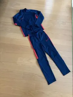 Nike DRI-FIT ネイビー ジャージ M 上下セット 140〜150