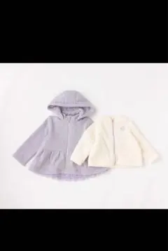 Mezzo Piano グリッターフリルパーカー120