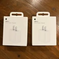 新品未開封純正Apple USB-C 20W Power Adapter 2個