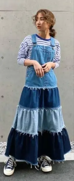 RODEO CROWNS デニムサロペット