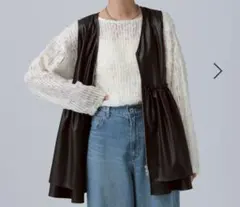 ギャザーWZIPベスト