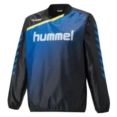 hummel ヒュンメル ピステ長袖トライアルコートウィンドブレーカーM青系のサムネイル