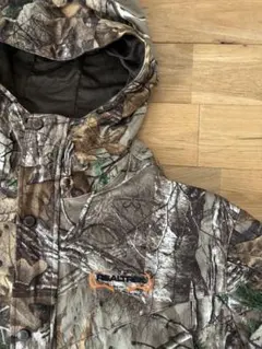 リアルツリーカモ ナイロンジャケット 迷彩　サイズL カモフラ