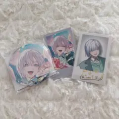 にじさんじ 城瀬いすみ 誕生日グッズ 缶バッジ＆チェキ風カード ⑤
