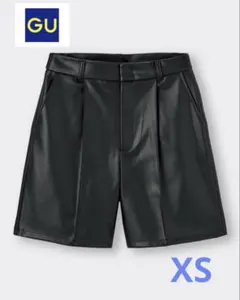 完売サイズ　GUフェイクレザーショートパンツ　xs