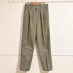 BILLBLASS NEWYORK タックパンツ カーキ オリーブ ヴィンテージ