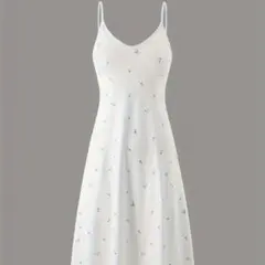 エ*ム様 新品未使用白色花柄キャミソール