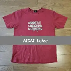 MCM　バーガンディー(ワイン色)ティシャツ　Lのサムネイル