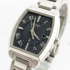 稼働品 ルキア LUKIA I Collection 黒文字盤 トノー チタン製