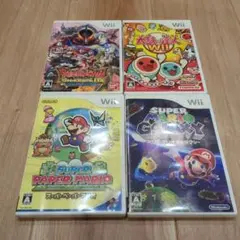 Wiiソフト4本セット 大怪獣バトル・スーパーマリオギャラクシー他