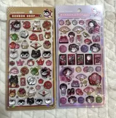 ボンボンドロップシール 舞妓さん 縁起物 和柄