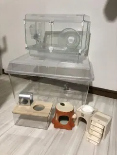 ハムスター小屋(自作)中古 ヒーター、その他色々セット - メルカリ