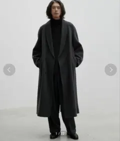 LIDNM】23AW SHAWL COLLAR REVER COAT 訳アリ - メルカリ