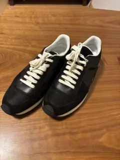 Dior Hommeのブラックレザー＆ナイロン（スエード）ローカットスニーカーのサムネイル