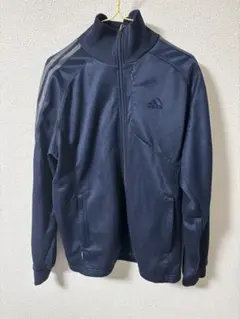 adidas ネイビー ジップアップジャケット