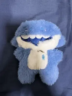 ラブブ Labubu 着せ替え服 サメ 着ぐるみ ブルー 15 cm