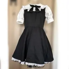 メイド風 膝丈ワンピース トアミコレクションゴスロリ地雷系