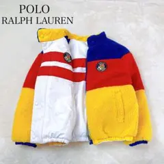 ポロラルフローレン✨キッズ ダウンジャケット リバーシブル 120 トリコロール