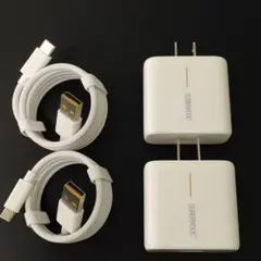 OPPO 65W急速充電器 充電ケーブル付き SUPERVOOC対応 2個