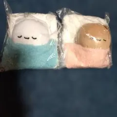震えて眠るぬいぐるみマスコット 2点セット