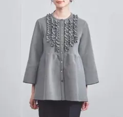 週末sale！【UNITEDARROWS】 ミニフリルニットカーディガン