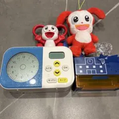 進研ゼミ　コラショ　おしゃべり時計 、鉛筆削り　音声機能付き　コラショぬいぐるみ