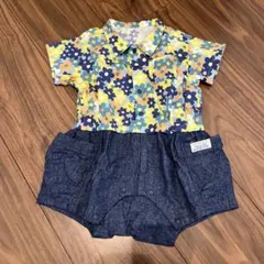 BREEZE 花柄ロンパース サイズ70