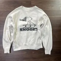 ジーユー　スヌーピー　ヘビーウェイトスウェットプルオーバー　スウェット