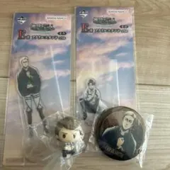 E賞　リヴァイ、エルヴィンアクリルスタンド一番くじ 進撃の巨人 ちょこのっこ
