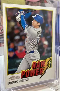 大谷翔平 インサート RAW POWER Topps Heritage 2026