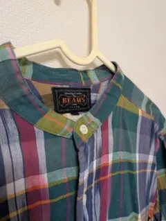 ビームスプラス　BEAMS マドラスチェックシャツ　プルオーバー