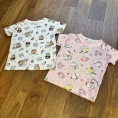 Sanrio characters 半袖Tシャツ2枚セット 95cm 100cm