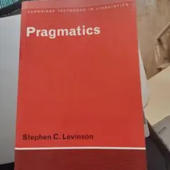 Pragmatics Stephen C. Levinson