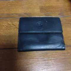 Christian Dior ブラック 三つ折り財布