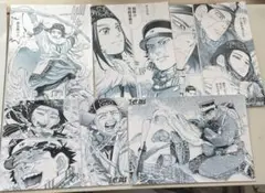 ゴールデンカムイ ブロマイド 杉元佐一 アシリパ 白石 ジャンプショップ
