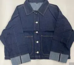 濃紺　デニム　ジャケット　Gジャン　576-2748