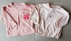 【匿名配送】長袖Tシャツ　ロンT 90サイズ　2枚セット