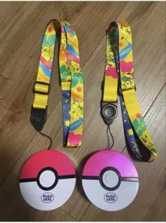 ポケモン ピカチュウ ネックストラップ付きケース 2個セット