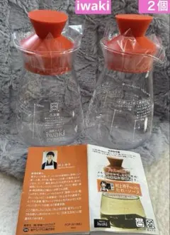 新品　iwakiイワキ耐熱ガラス　村上祥子 監修レンジでたれ・ソースボトル２個のサムネイル