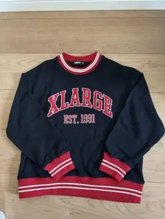 【a-n 様専用】XLARGE トレーナー ブラック レッド　120cmのサムネイル